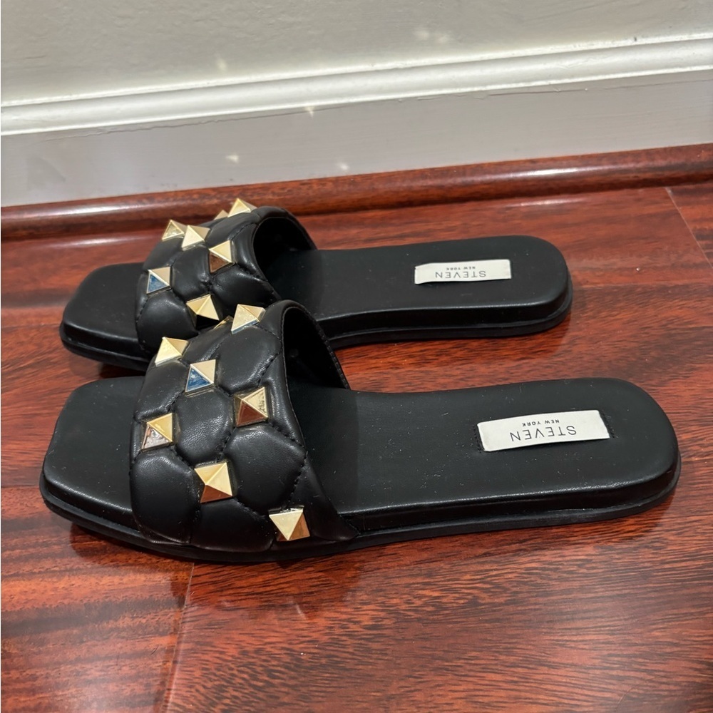 Steven New York sandals size 10 black - Picture 4 of 6